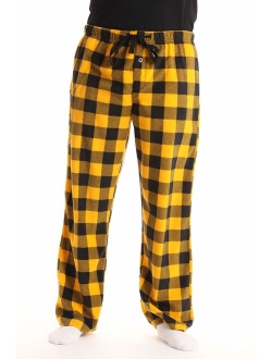 #followme Microfleece Men's Plaid Pajama Pants with Pockets