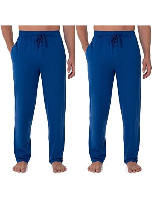 Fruit of the Loom Men's Extended Sizes Jersey Knit Sleep Pant