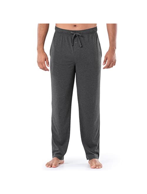 Fruit of the Loom Men's Extended Sizes Jersey Knit Sleep Pant