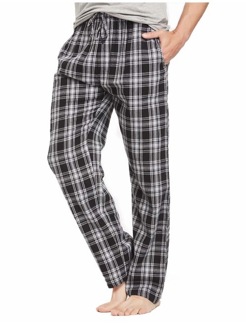 Alimens & Gentle Men's Heavyweight Flannel Plaid Pajama Pants 100