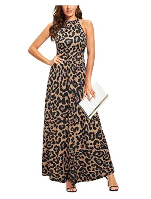 STYLEWORD Women's Off Shoulder Elegant Maxi Long Dress