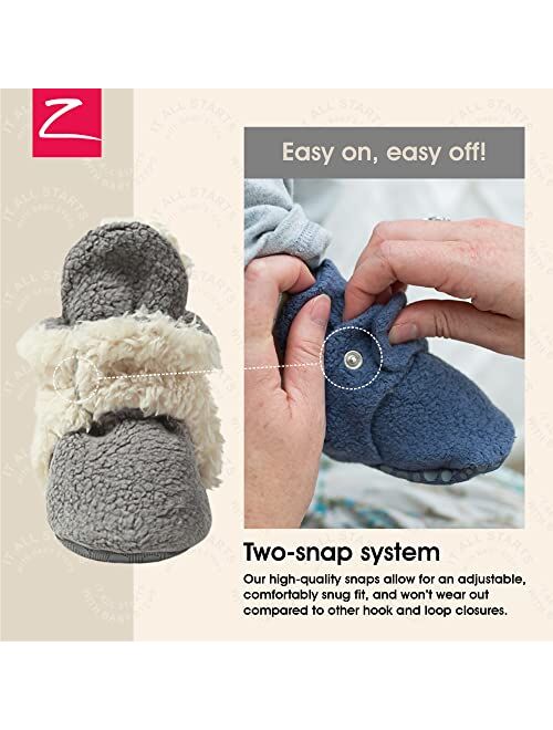 Zutano Unisex-Baby Newborn Cozie Fleece Bootie