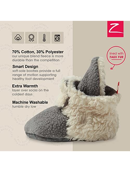 Zutano Unisex-Baby Newborn Cozie Fleece Bootie