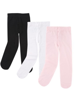 Luvable Friends Baby and Toddler Girl Nylon Tights