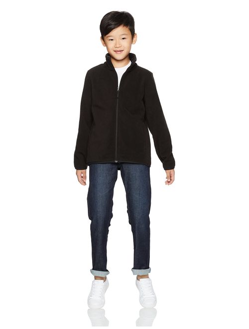 Amazon Essentials Boy's Full-Zip Polar Fleece Jacket