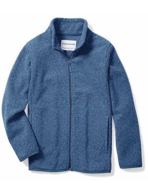 Amazon Essentials Boy's Full-Zip Polar Fleece Jacket