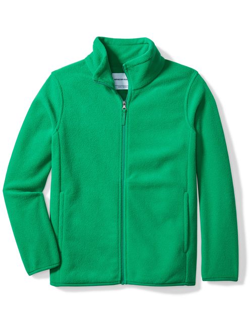 Amazon Essentials Boy's Full-Zip Polar Fleece Jacket