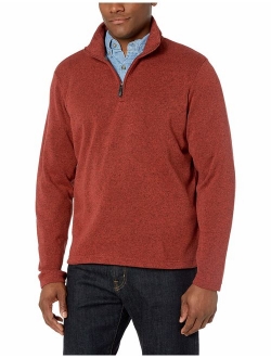 Authentics Men's Fleece Quarter Zip Sweater