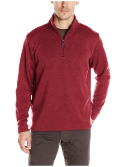 Authentics Men's Fleece Quarter Zip Sweater