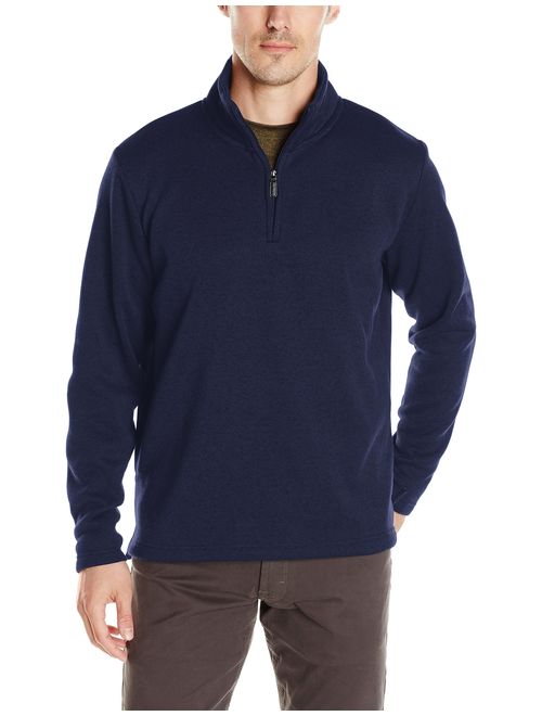 Wrangler Authentics Men's Fleece Quarter Zip Sweater