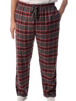 #followme Men's Flannel Pajamas - Plaid Pajama Pants for Men - Lounge & Sleep PJ Bottoms