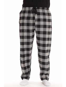 #followme Men's Flannel Pajamas - Plaid Pajama Pants for Men - Lounge & Sleep PJ Bottoms