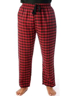 #followme Men's Flannel Pajamas - Plaid Pajama Pants for Men - Lounge & Sleep PJ Bottoms