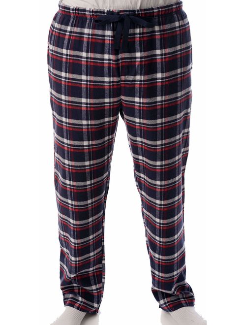 #followme Men's Flannel Pajamas - Plaid Pajama Pants for Men - Lounge & Sleep PJ Bottoms