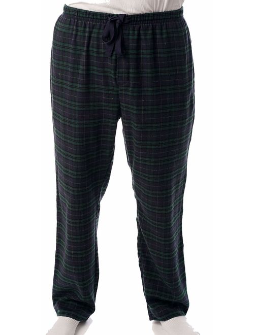 #followme Men's Flannel Pajamas - Plaid Pajama Pants for Men - Lounge & Sleep PJ Bottoms