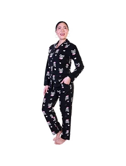 Angelina Women's Cozy Fleece Pajama Set