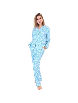 Angelina Women's Cozy Fleece Pajama Set