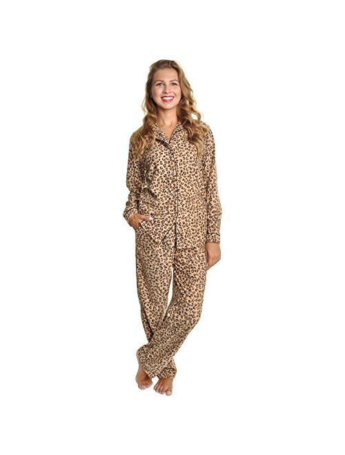 Angelina Women's Cozy Fleece Pajama Set