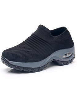 Store Mesh Slip On Walking Shoes Sock Sneakers