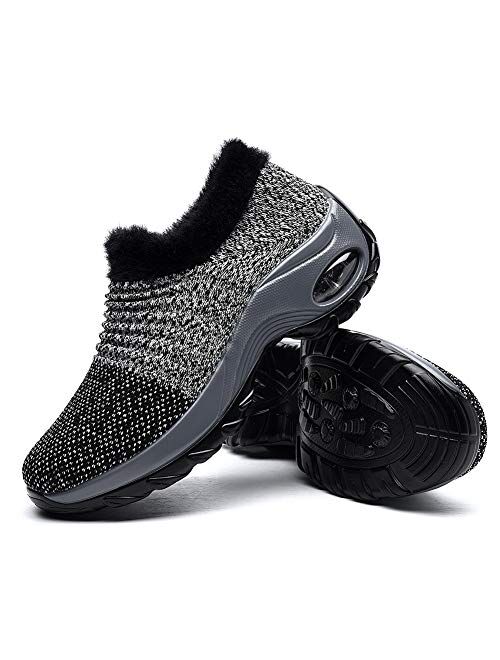 Slow Man Store Mesh Slip On Walking Shoes Sock Sneakers