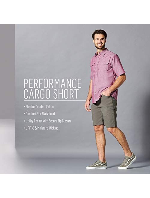 Wrangler Authentics Men's Performance Comfort Flex Waist Cargo Short