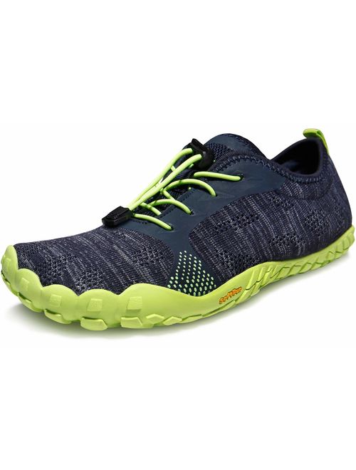 TSLA Men's Trail Running Minimalist Barefoot Shoe