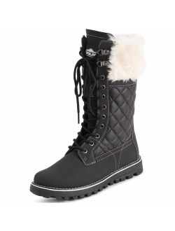 Polar Womens Winter Thermal Snow Outdoor Warm Mid Calf Waterproof Durable Boot