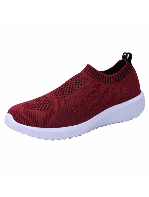 TIOSEBON Women's Athletic Casual Mesh-Comfortable Walking Shoes 