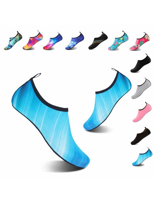 YALOX Women's Men's Outdoor Beach Swimming Aqua Water Socks Shoes 