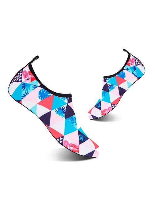 YALOX Women's Men's Outdoor Beach Swimming Aqua Water Socks Shoes 