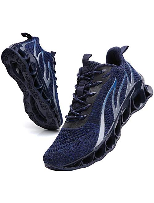 SKDOIUL Sport Running Shoes for Mens Mesh Breathable Trail Runners Fashion Just So So Sneakers