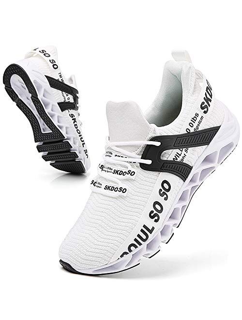 SKDOIUL Sport Running Shoes for Mens Mesh Breathable Trail Runners Fashion Just So So Sneakers