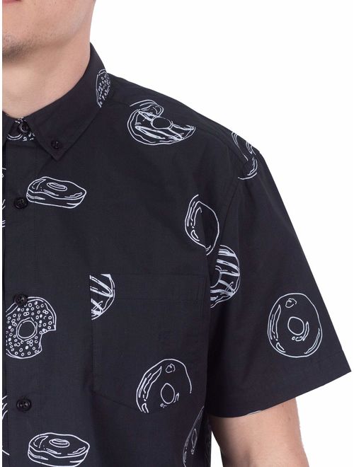 Visive Mens Short Sleeve Button Down Printed Shirts - Over 45 Novelty Prints Sizes S - 4XL