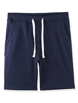 HETHCODE Men's Casual Classic Fit Cotton Elastic Jogger Gym Shorts