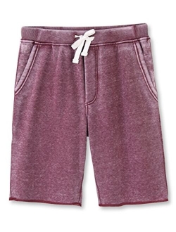 HETHCODE Men's Casual Classic Fit Cotton Elastic Jogger Gym Shorts