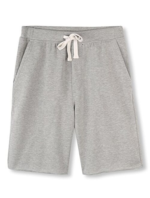 HETHCODE Men's Casual Classic Fit Cotton Elastic Jogger Gym Shorts