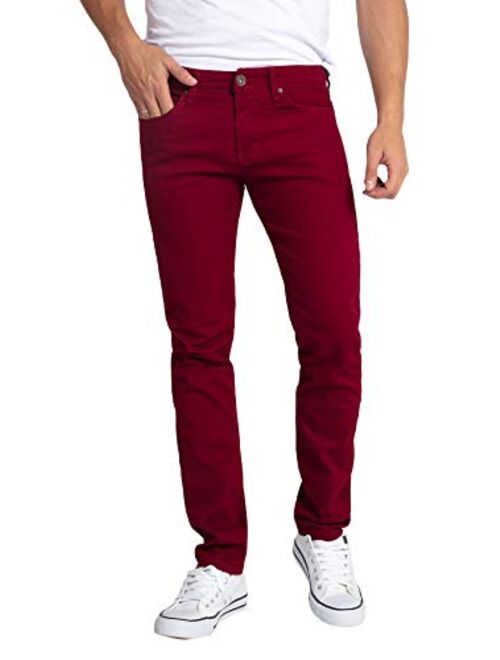 WULFUL Men's Skinny Slim Fit Stretch Comfy Fashion Denim Jeans Pants