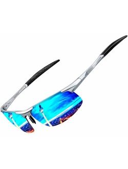 ATTCL Men's HOT Fashion Driving Polarized Sunglasses for Men Al-Mg Metal Frame Ultra Light