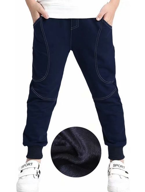 BINPAW Boy's Cotton Sweatpants, Age 4T-14 (4-14 Years)