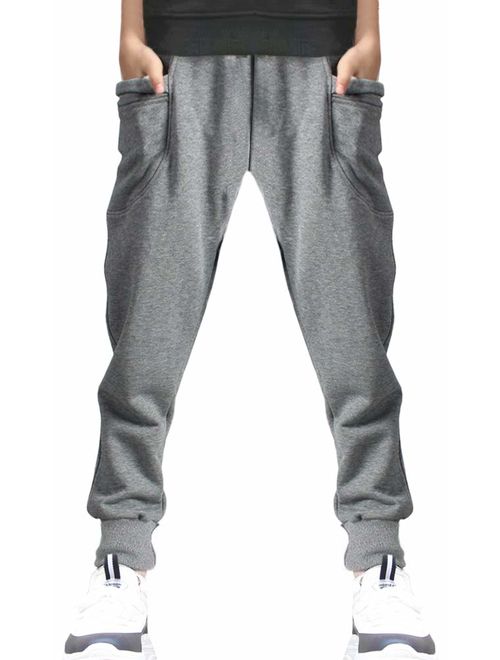 BINPAW Boy's Cotton Sweatpants, Age 4T-14 (4-14 Years)