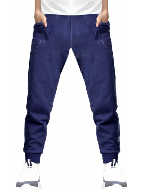 BINPAW Boy's Cotton Sweatpants, Age 4T-14 (4-14 Years)