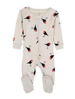 Fleece Baby Boys Girls Footed Pajamas Sleeper Kids & Toddler Christmas Pajamas (3 Months-5 Toddler)