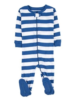 Fleece Baby Boys Girls Footed Pajamas Sleeper Kids & Toddler Christmas Pajamas (3 Months-5 Toddler)