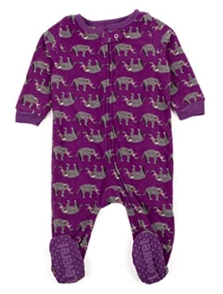 Fleece Baby Boys Girls Footed Pajamas Sleeper Kids & Toddler Christmas Pajamas (3 Months-5 Toddler)