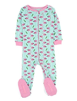 Fleece Baby Boys Girls Footed Pajamas Sleeper Kids & Toddler Christmas Pajamas (3 Months-5 Toddler)