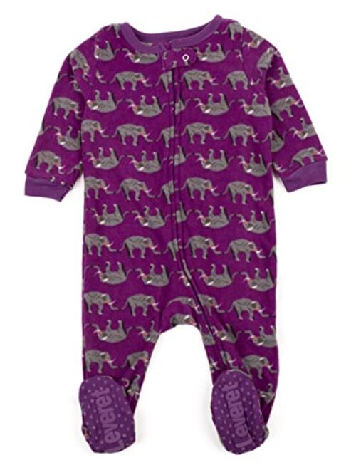 Leveret Fleece Baby Boys Girls Footed Pajamas Sleeper Kids & Toddler Christmas Pajamas (3 Months-5 Toddler)