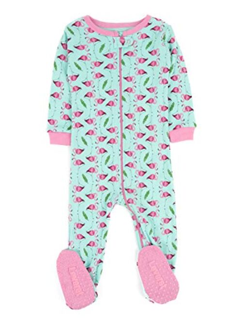 Leveret Fleece Baby Boys Girls Footed Pajamas Sleeper Kids & Toddler Christmas Pajamas (3 Months-5 Toddler)