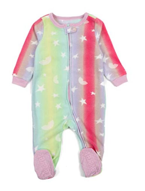 Leveret Fleece Baby Boys Girls Footed Pajamas Sleeper Kids & Toddler Christmas Pajamas (3 Months-5 Toddler)