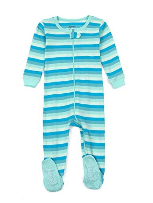 Leveret Fleece Baby Boys Girls Footed Pajamas Sleeper Kids & Toddler Christmas Pajamas (3 Months-5 Toddler)