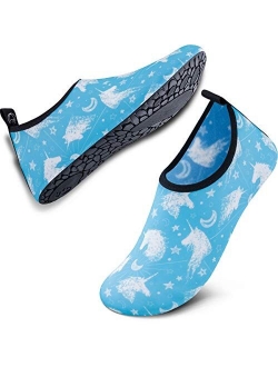 SIMARI Womens and Mens Quick-Dry Aqua Water Shoes Socks Barefoot for Outdoor Beach Swim Surf Yoga Exercise SWS001 